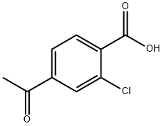 4-carboxy-3-chloroacetophenone Struktur