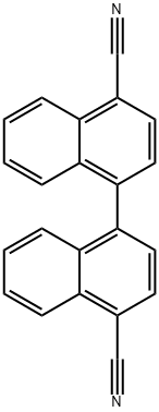 4,4'-Dicyano-1,1'-dinaphthyl Structure