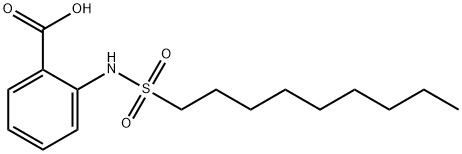 Benzoic acid, 2-[(nonylsulfonyl)amino]- Struktur