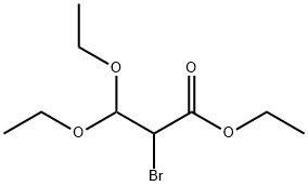 Propanoic acid, 2-bromo-3,3-diethoxy-, ethyl ester Structure