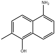 5-氨基-2-甲基萘-1-醇, 116415-34-0, 结构式