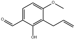 Benzaldehyde, 2-hydroxy-4-methoxy-3-(2-propen-1-yl)- 结构式