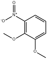 Benzene, 1,2-dimethoxy-3-nitro- Structure