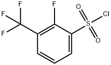 2-fluoro-3-(trifluoromethyl)phenylsulfonyl chloride Structure