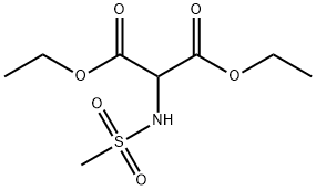 1,3-Diethyl 2-Methanesulfonamidopropanedioate Structure
