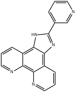 2-(3-pyridyl)imidazo[4,5-f]-1,10-phenanthroline Struktur