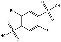 1,4-Benzenedisulfonic acid, 2,5-dibromo-,1190634-81-1,结构式