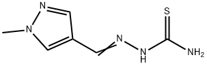 {[(1-Methyl-1H-pyrazol-4-yl)methylidene]amino}thiourea Structure