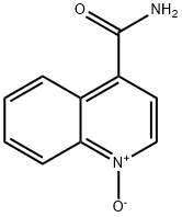 4-キノリンカルボキサミド1-オキシド 化学構造式