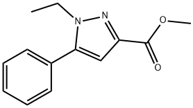 JR-14003, Methyl 1-ethyl-5-phenyl-1H-pyrazole-3-carboxylate, 97% Structure