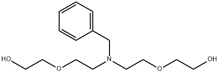 N-Benzyl-N-bis(PEG1-OH) Struktur