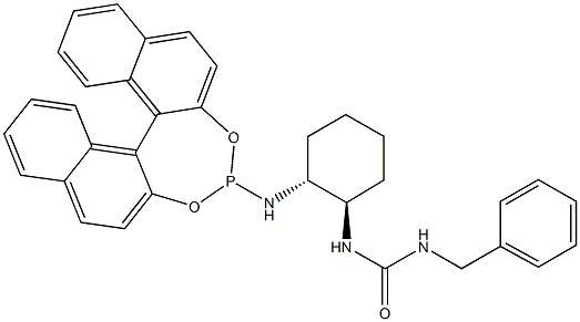 1-Benzyl-3-{(1R,2R)-2-[(11bS)-dinaphtho[2,1-d:1',2'-f][1,3,2]dioxaphosphepin-4-ylamino]cyclohexyl}urea, min. 97% Struktur
