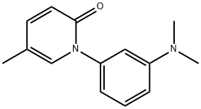 2(1H)-Pyridinone, 1-[3-(dimethylamino)phenyl]-5-methyl- 结构式
