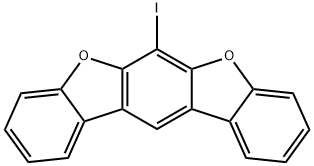 6-iodo-Benzo[1,2-b:5,4-b']bisbenzofuran Struktur