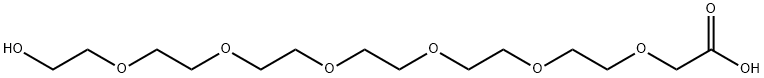 HO-PEG6-CH2COOH, 120394-66-3, 结构式