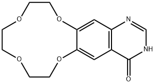 7,8,10,11,13,14-Hexahydro-[1,4,7,10]tetraoxacyclododecino[2,3-g]quinazolin-4(3H)-one Structure
