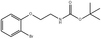 tert-Butyl N-[2-(2-bromophenoxy)ethyl]carbamate Structure