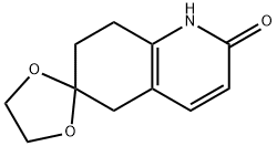 Spiro[1,3-dioxolane-2,6'(2'H)-quinolin]-2'-one, 1',5',7',8'-tetrahydro- Struktur