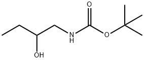 (2-羟丁基)氨基甲酸叔丁酯 结构式