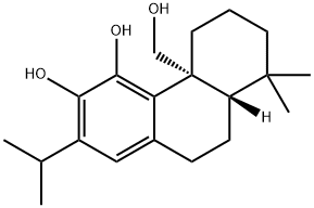 3,4-Phenanthrenediol, 4b,5,6,7,8,8a,9,10-octahydro-4b-(hydroxymethyl)-8,8-dimethyl-2-(1-methylethyl)-, (4bR,8aS)- 化学構造式