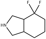 1H-Isoindole, 4,4-difluorooctahydro- Structure