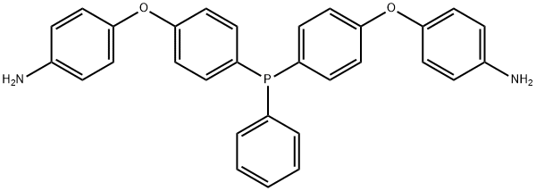 4,4'-[(苯基亚膦酰)双(4,1-苯氧基)]双苯胺,121566-10-7,结构式