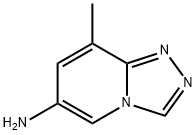 8-methyl-[1,2,4]triazolo[4,3-a]pyridin-6-amine 化学構造式
