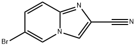 6-溴咪唑并[1,2-A]吡啶-2-腈, 1216121-34-4, 结构式