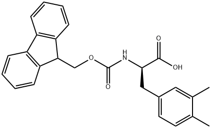(9H-Fluoren-9-yl)MethOxy]Carbonyl D-3,4-Dimethylphe Structure