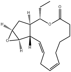 エクロニアラクトンA 化学構造式