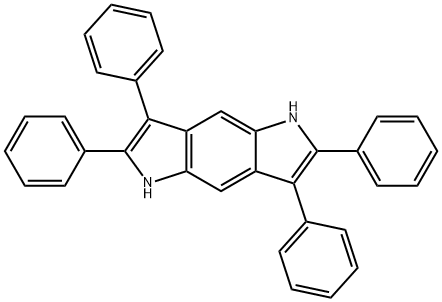 Benzo[1,2-b:4,5-b']dipyrrole, 1,5-dihydro-2,3,6,7-tetraphenyl- Struktur