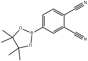 1,2-Benzenedicarbonitrile, 4-(4,4,5,5-tetramethyl-1,3,2-dioxaborolan-2-yl)- Structure