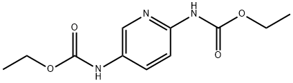 Carbamic acid, 2,5-pyridinediylbis-, diethyl ester (9CI) Struktur