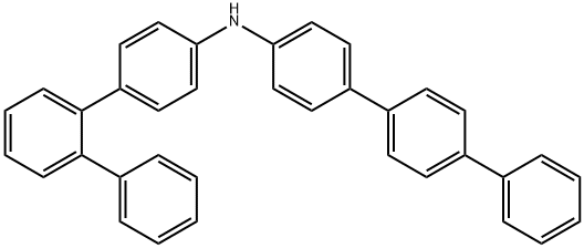 N-([1,1′:4′1″-terphenyl]-4-yl) -[1,1:2′1″-terphenyl] -4-amine Structure