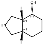 1H-Isoindol-4-ol, octahydro-, (3aR,4R,7aS)-rel- Structure