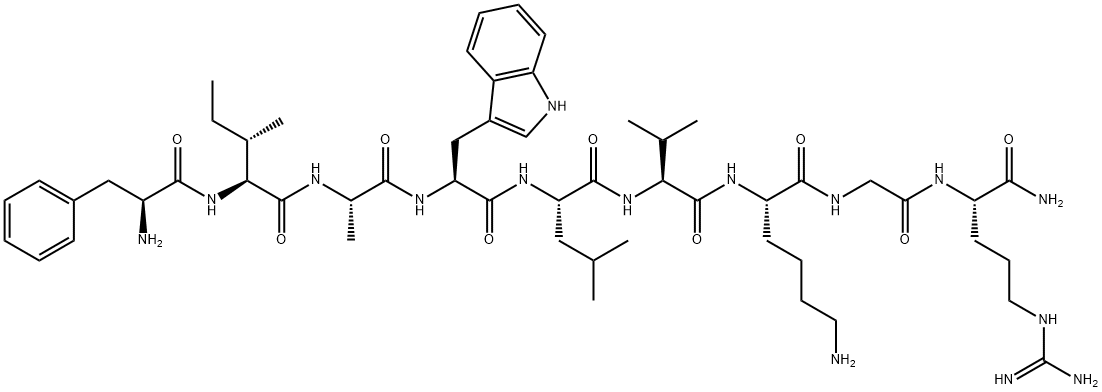 GLP-1 (28-36)amide 结构式