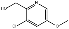2-Pyridinemethanol, 3-chloro-5-methoxy- Structure