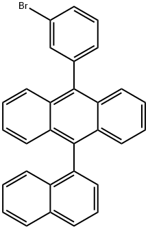 9-(3- 溴苯基)-10-(萘 -1- 基)蒽,1228267-67-1,结构式
