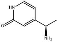 2(1H)-Pyridinone, 4-[(1R)-1-aminoethyl]- Structure