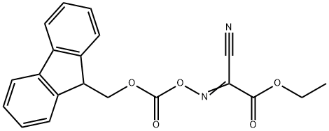 2-芴甲氧羰基亚胺氰基乙酸乙酯,1235983-26-2,结构式