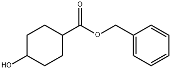 Cyclohexanecarboxylic acid, 4-hydroxy-, phenylmethyl ester Structure