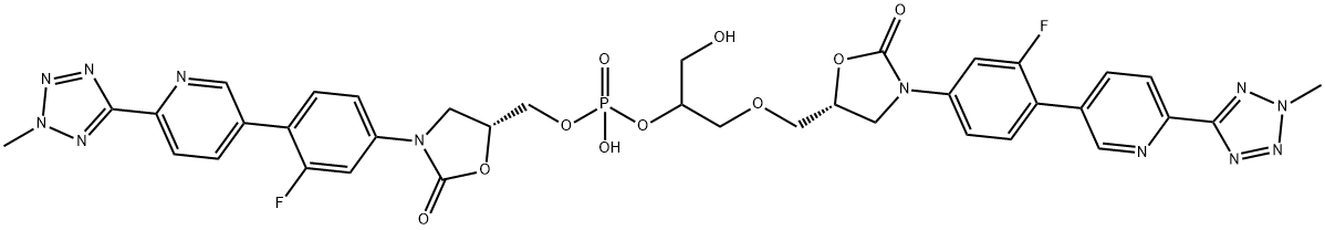 泰地唑胺杂质 36, 1239662-45-3, 结构式