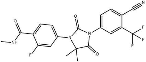 Oxo Enzalutamide 化学構造式