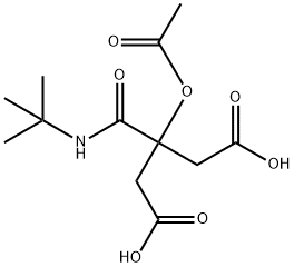 Pentanedioic acid, 3-(acetyloxy)-3-[[(1,1-dimethylethyl)amino]carbonyl]-