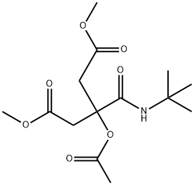 Pentanedioic acid, 3-(acetyloxy)-3-[[(1,1-dimethylethyl)amino]carbonyl]-, 1,5-dimethyl ester