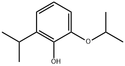 2-异丙氧基-6-异丙基苯酚 结构式