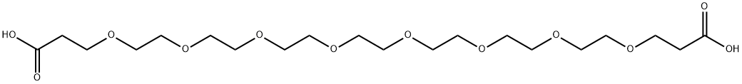 HOOC-PEG7-CH2CH2COOH Structure