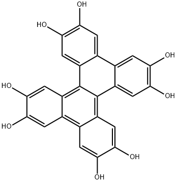 Dibenzo[g,p]chrysene-2,3,6,7,10,11,14,15-octol Structure