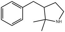 3-苄基-2,2-二甲基吡咯烷 结构式