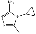 4H-1,2,4-Triazol-3-amine, 4-cyclopropyl-5-methyl-|4-环丙基-5-甲基-4H-1,2,4-三唑-3-胺